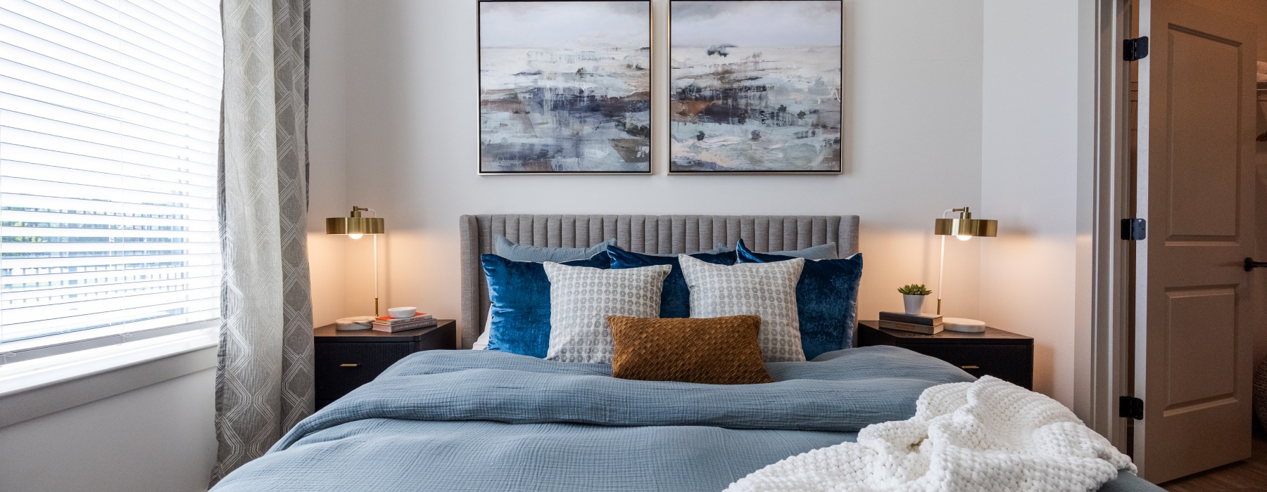 bright and modern bedroom